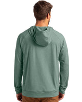 Cutter & Buck Men's Adapt Recycled Soft Knit Stretch Heathered Hooded Pullover-2
