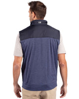 Cutter & Buck Men's Stealth Recycled Hybrid Quilted Windbreaker Vest-5