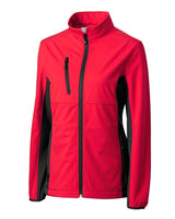 Clique Women's Narvik Recycled Colorblock Stretch Softshell Full Zip Jacket-3