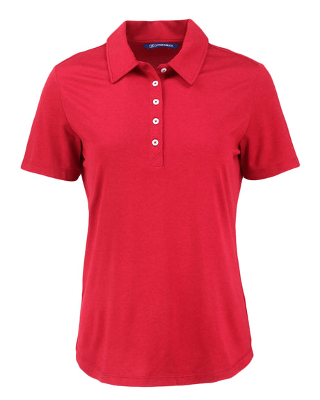 Cutter & Buck Women's Coastline Recycled Double Peached Polo-1
