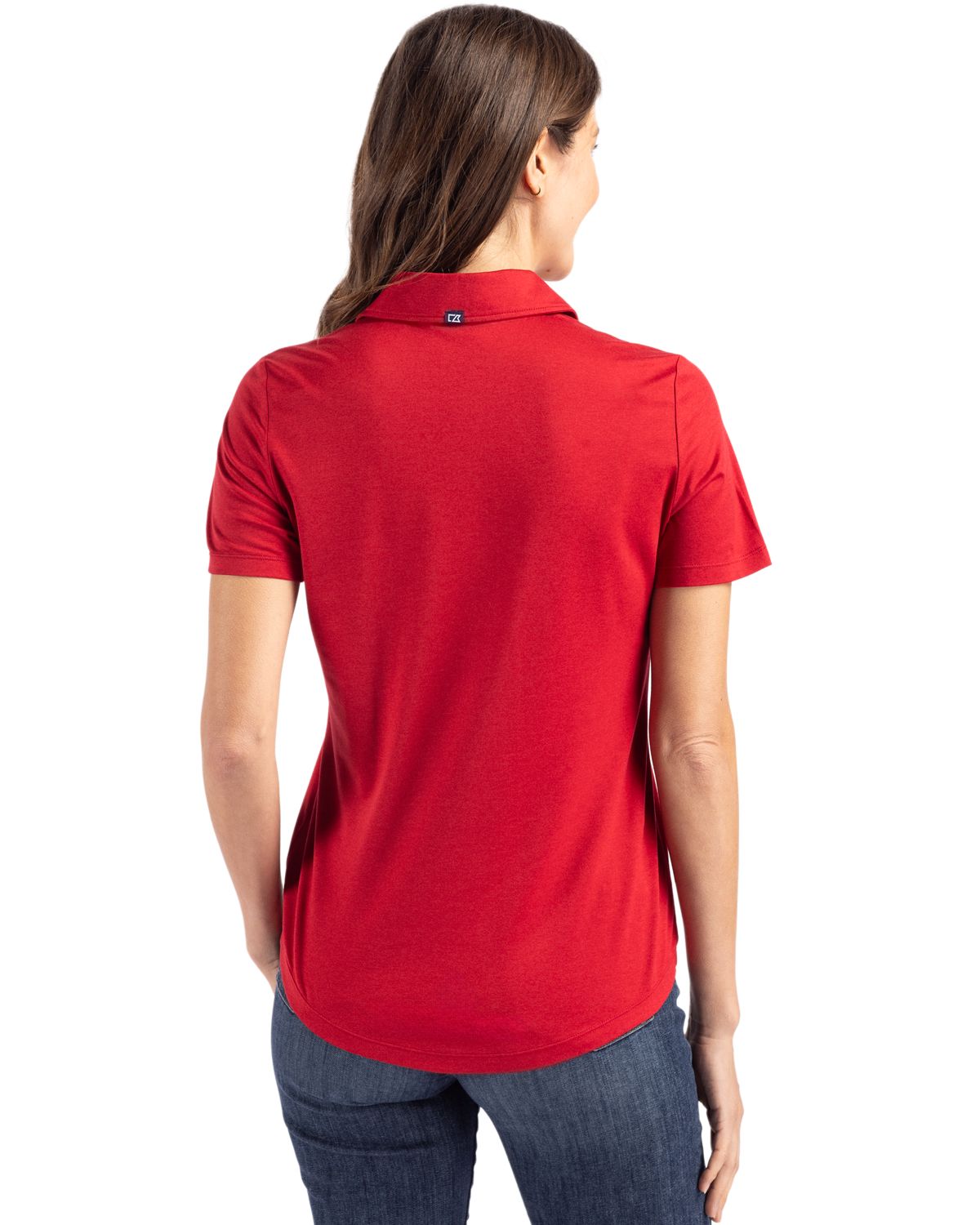 Cutter & Buck Women's Coastline Recycled Double Peached Polo-5