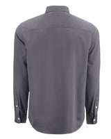 Cutter & Buck Men's Skyline Recycled Gingham Long Sleeve Button Down Dress Shirt-3