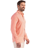 Cutter & Buck Men's Skyline Recycled Gingham Long Sleeve Button Down Dress Shirt-6