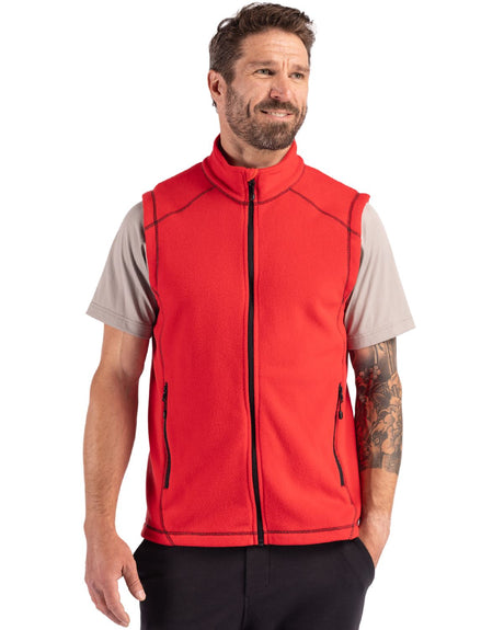 Clique Men's Powder Recycled Fleece Full Zip Vest-1