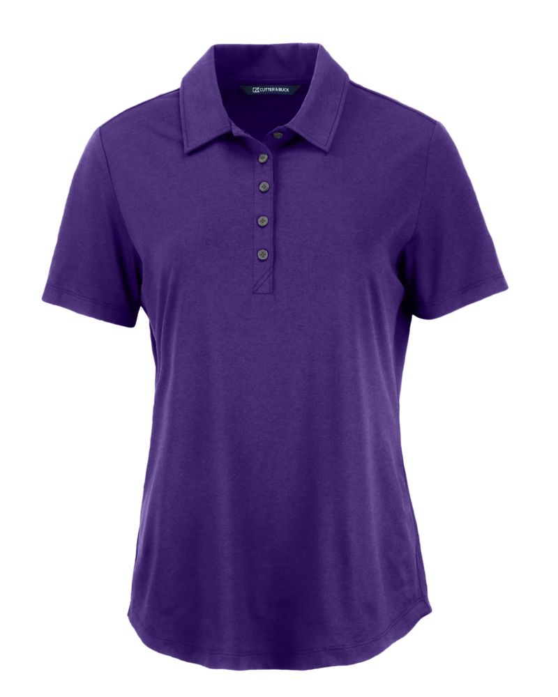 Cutter & Buck Women's Coastline Recycled Double Peached Polo-2