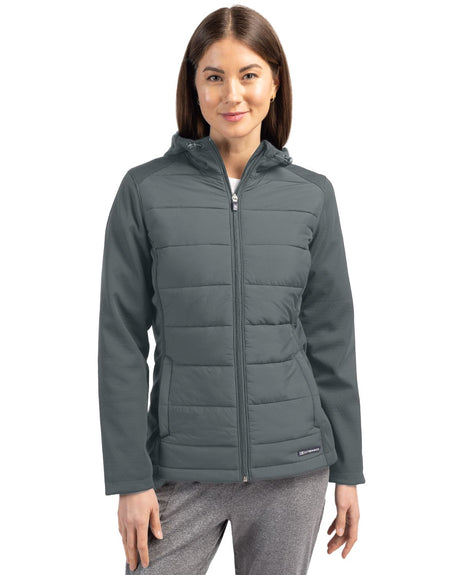 Cutter & Buck Women's Evoke Hybrid Full Zip Jacket-1