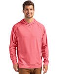Cutter & Buck Men's Adapt Recycled Soft Knit Stretch Heathered Hooded Pullover-1
