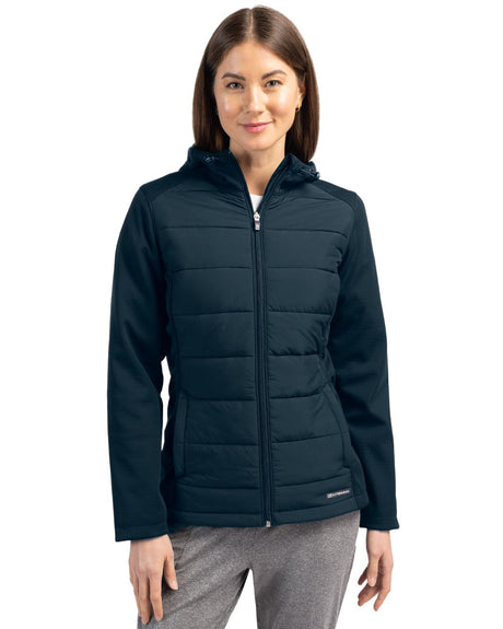 Cutter & Buck Women's Evoke Hybrid Full Zip Jacket-1