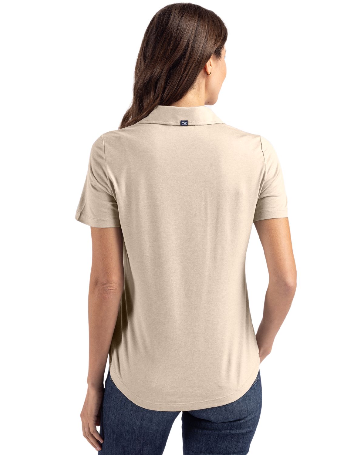 Cutter & Buck Women's Coastline Recycled Double Peached Polo-5