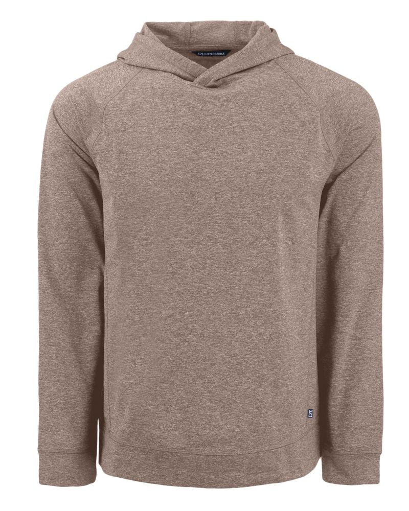 Cutter & Buck Men's Adapt Recycled Soft Knit Stretch Heathered Hooded Pullover-5