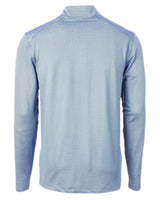 Cutter & Buck Men's Virtue Recycled Micro Stripe Featherlight Pique Quarter Zip Pullover-6