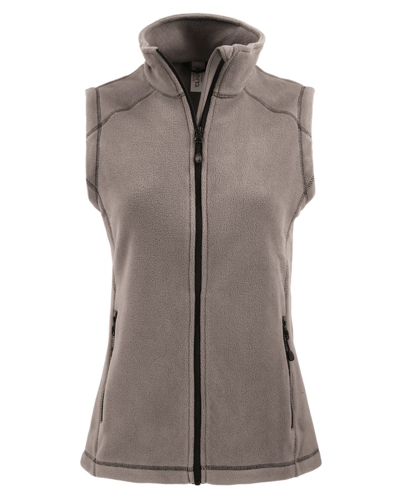 Clique Women's Powder Recycled Fleece Full Zip Vest-2