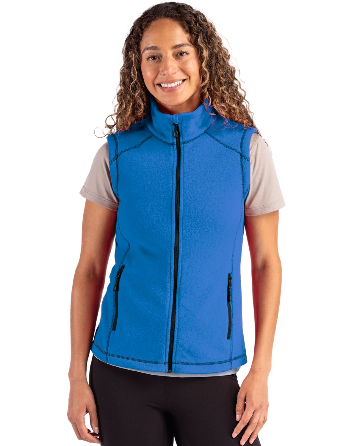 Clique Women's Powder Recycled Fleece Full Zip Vest-1