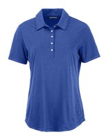 Cutter & Buck Women's Coastline Recycled Double Peached Polo-1