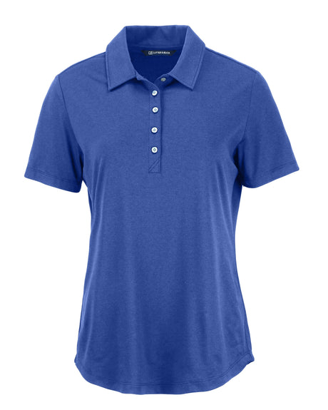 Cutter & Buck Women's Coastline Recycled Double Peached Polo-1