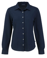 Cutter & Buck Women's Advantage Pique Long Sleeve Button-Down Shirt-1