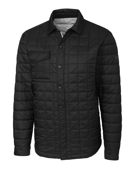 Cutter & Buck Men's Rainier Recycled Insulated Puffer Full Zip Shirt Jacket-1