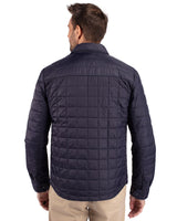 Cutter & Buck Men's Rainier Recycled Insulated Puffer Full Zip Shirt Jacket-6