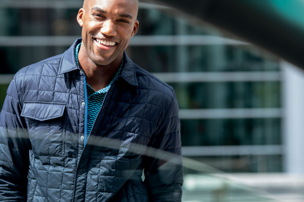 Cutter & Buck Men's Rainier Recycled Insulated Puffer Full Zip Shirt Jacket-8