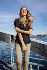 Cutter & Buck Women's Coastline Recycled Double Peached Polo-5