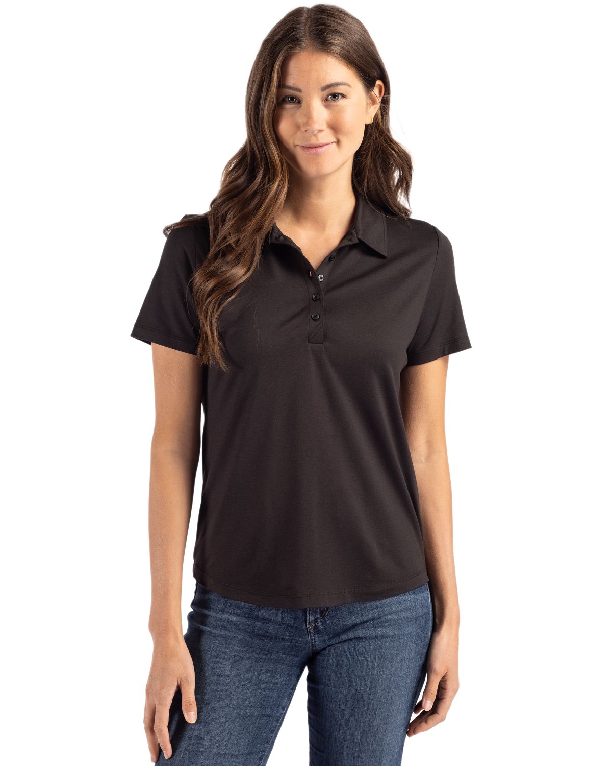 Cutter & Buck Women's Coastline Recycled Double Peached Polo-7