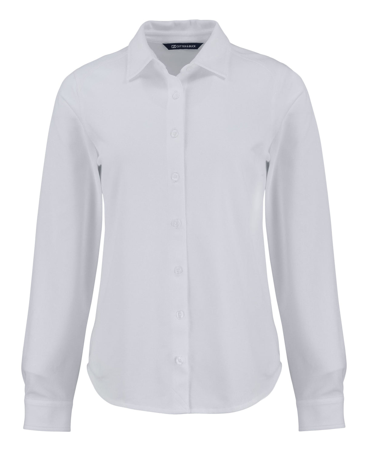 Cutter & Buck Women's Advantage Pique Long Sleeve Button-Down Shirt-4