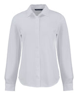 Cutter & Buck Women's Advantage Pique Long Sleeve Button-Down Shirt-4
