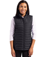 Clique Women's Elevation Recycled Insulated Puffer Full Zip Vest-1