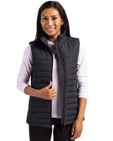 Clique Women's Elevation Recycled Insulated Puffer Full Zip Vest-2
