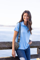 Cutter & Buck Women's Coastline Recycled Double Peached Polo-4
