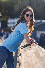 Cutter & Buck Women's Coastline Recycled Double Peached Polo-6