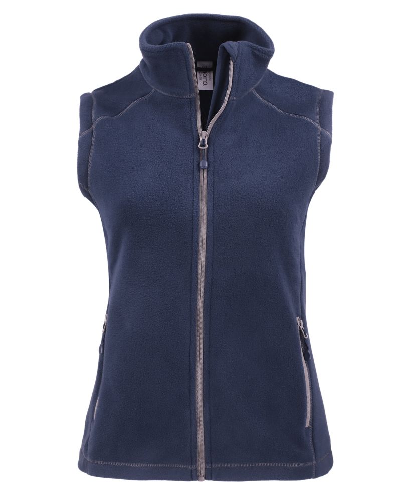 Clique Women's Powder Recycled Fleece Full Zip Vest-2
