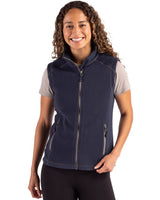 Clique Women's Powder Recycled Fleece Full Zip Vest-4