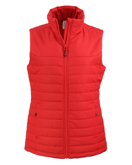 Clique Women's Elevation Recycled Insulated Puffer Full Zip Vest-1