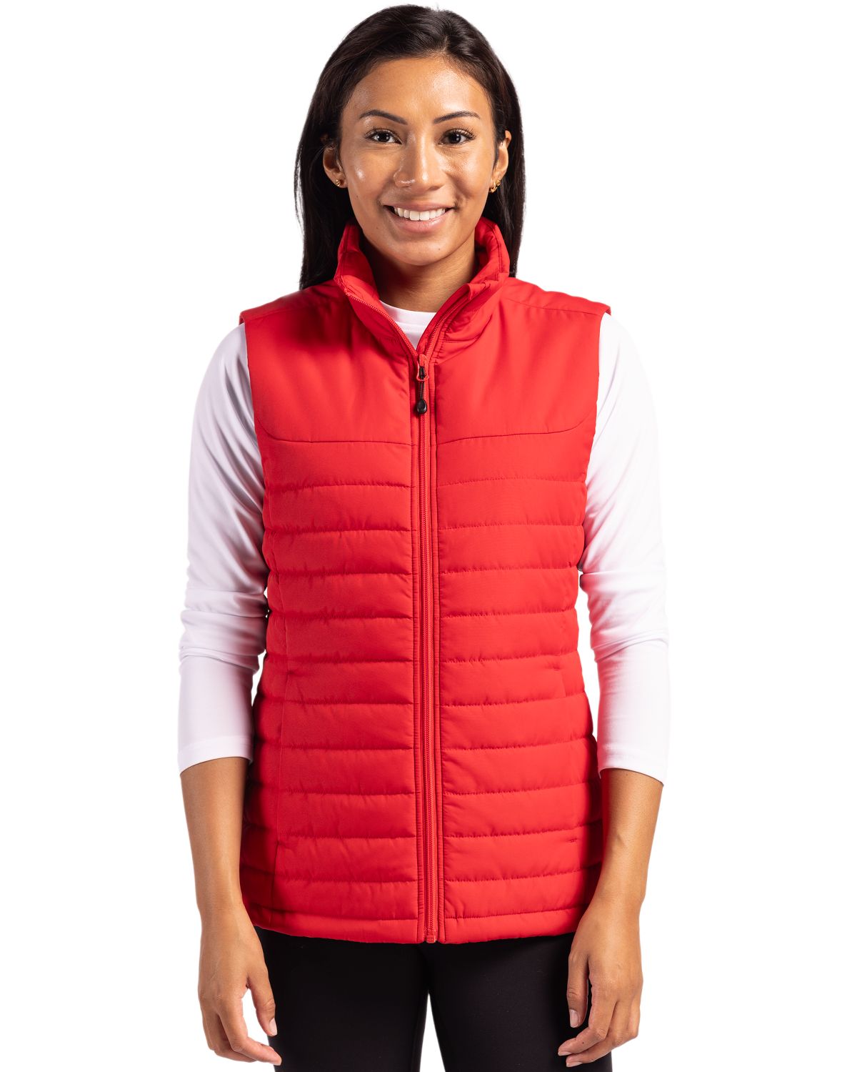 Clique Women's Elevation Recycled Insulated Puffer Full Zip Vest-4