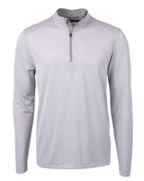 Cutter & Buck Men's Virtue Recycled Micro Stripe Featherlight Pique Quarter Zip Pullover-2