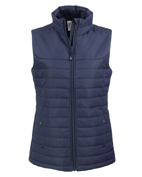 Clique Women's Elevation Recycled Insulated Puffer Full Zip Vest-1