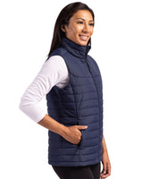 Clique Women's Elevation Recycled Insulated Puffer Full Zip Vest-7