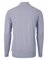 Cutter & Buck Men's Virtue Recycled Micro Stripe Featherlight Pique Quarter Zip Pullover-3