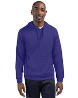 Clique Men's Lift Solution-dyed Performance Hooded Pullover Sweatshirt-2