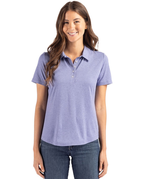 Cutter & Buck Women's Coastline Recycled Double Peached Polo-1