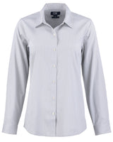 Cutter & Buck Women's Skyline Recycled Gingham Long Sleeve Spread Collar Dress Shirt-4