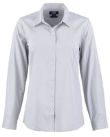 Cutter & Buck Women's Skyline Recycled Gingham Long Sleeve Spread Collar Dress Shirt-5