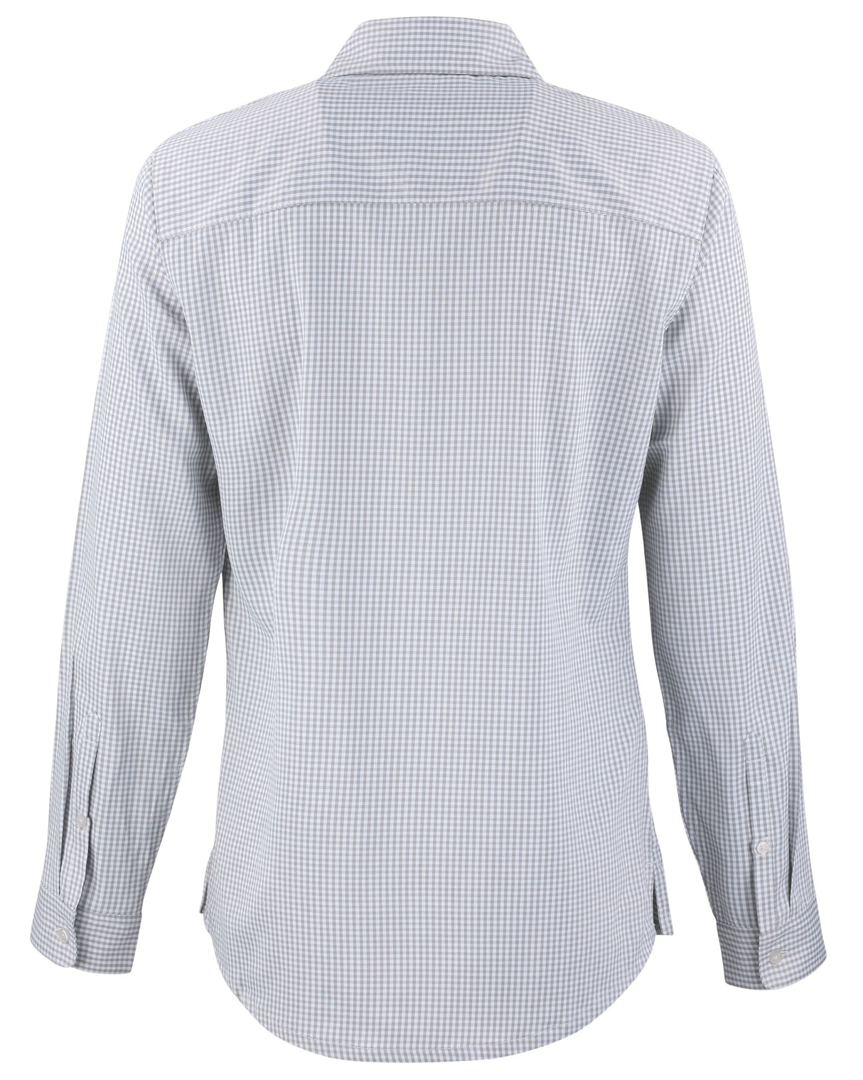 Cutter & Buck Women's Skyline Recycled Gingham Long Sleeve Spread Collar Dress Shirt-6