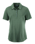 Cutter & Buck Women's Coastline Recycled Double Peached Polo-1