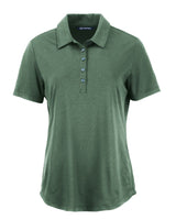 Cutter & Buck Women's Coastline Recycled Double Peached Polo-2