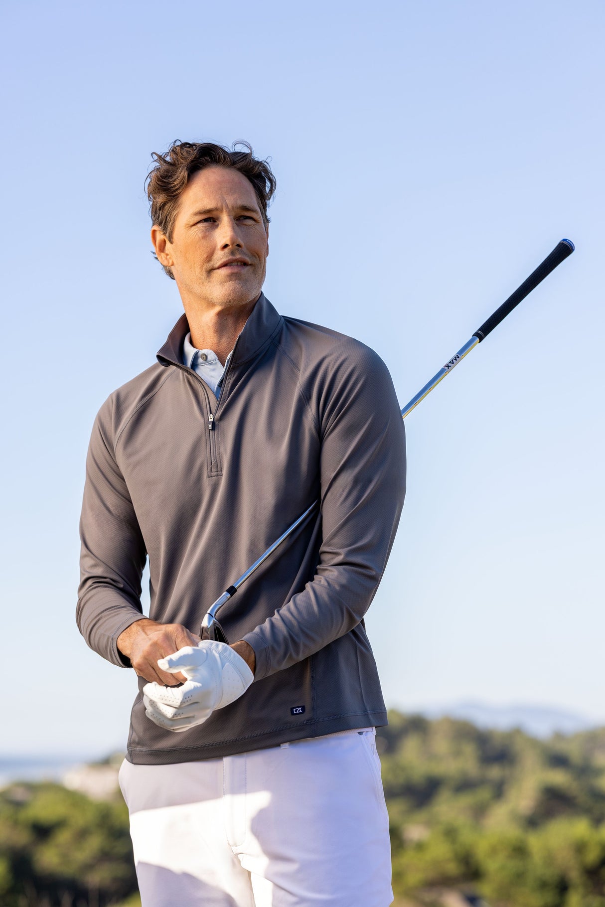 Cutter & Buck Men's Prospect Big & Tall Quarter Zip-5