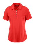 Cutter & Buck Women's Coastline Recycled Double Peached Polo-1