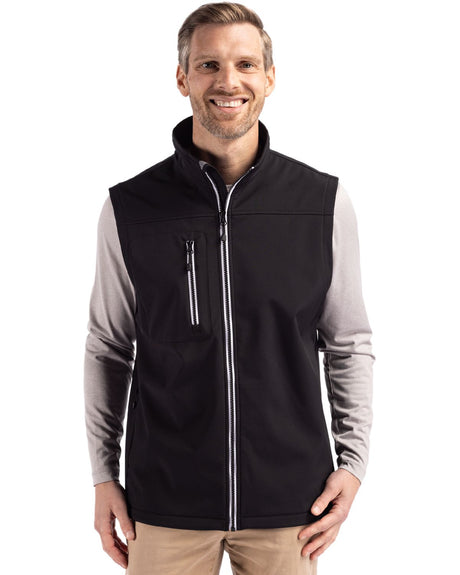 Clique Men's Telemark Recycled Stretch Softshell Full Zip Vest-1