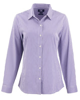 Cutter & Buck Women's Skyline Recycled Gingham Long Sleeve Spread Collar Dress Shirt-3
